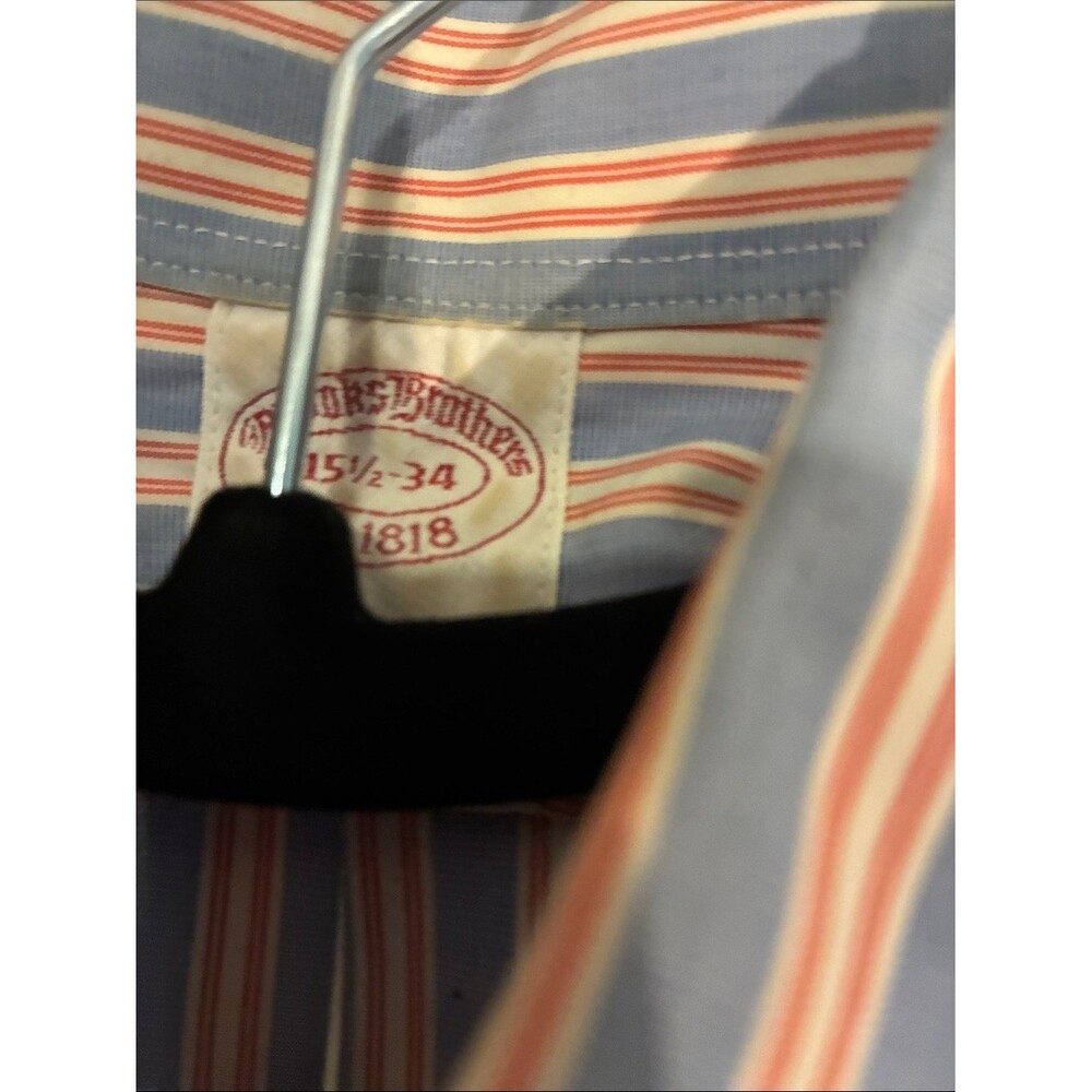 Brooks Brothers Light Blue Button-Down Dress Shirt - Picture 5 of 6